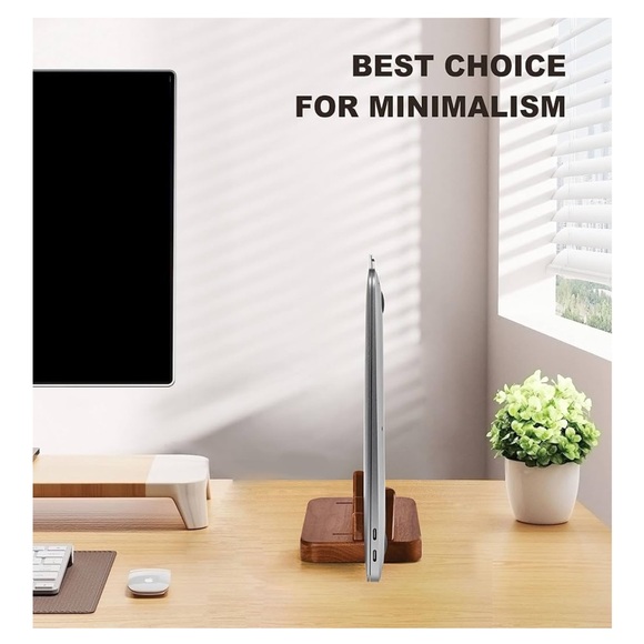 Wood laptop holder - Picture 2 of 4